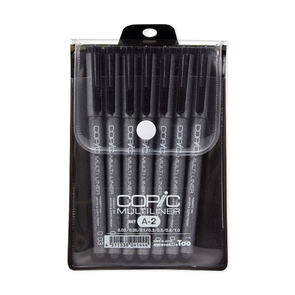 Copic Multi-liner Pens Set of 7