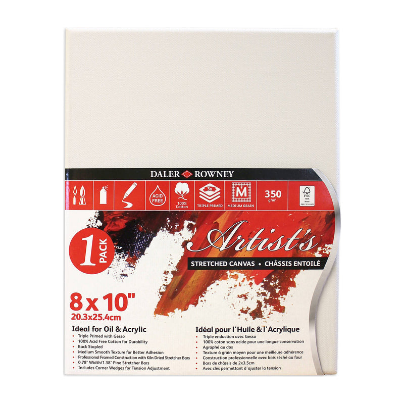 Daler-Rowney Artist Stretched Canvas