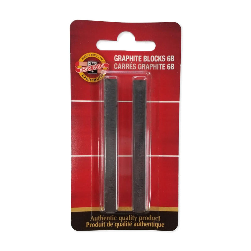 Koh-I-Noor Graphite Block 2 Set - 6B