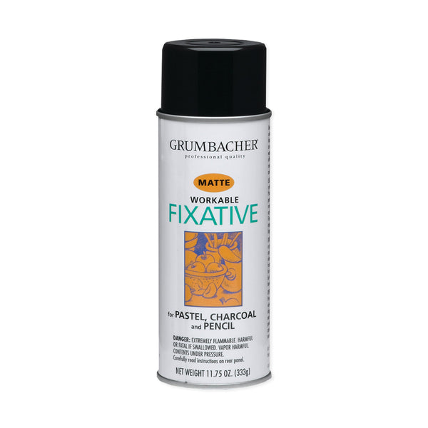 Grumbacher Workable Fixative Spray for Dry Media - 11.75oz