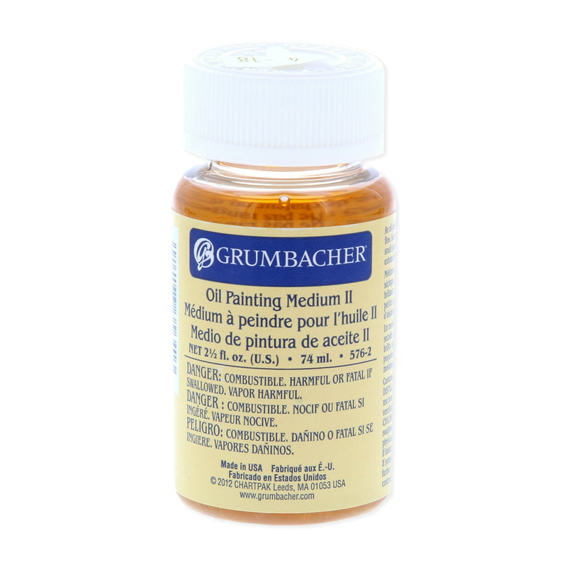 Grumbacher Oil Medium II Slow Dry - 2.5oz