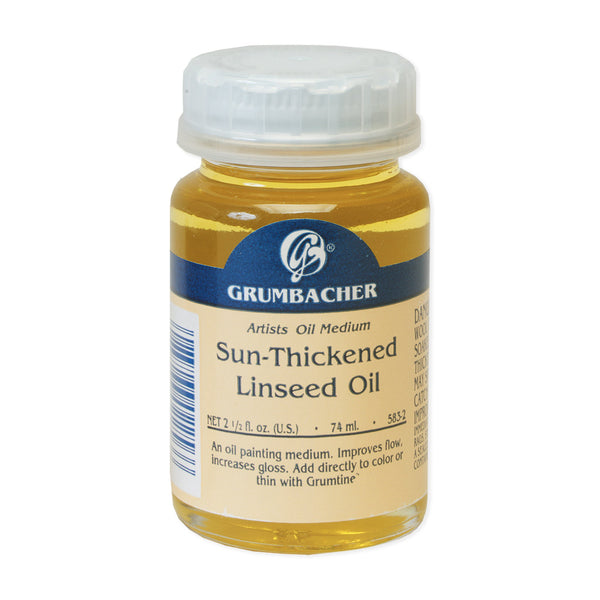 Grumbacher Linseed Oil Sun-Thickened - 2.5oz