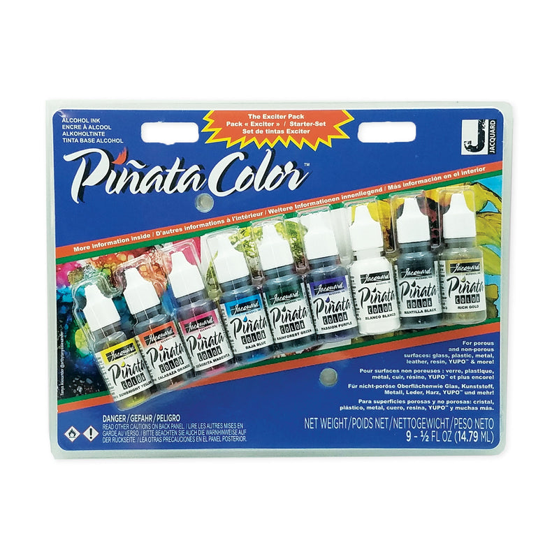 Jacquard Pinata Alcohol Ink Exciter Pack - 9 x 0.5oz