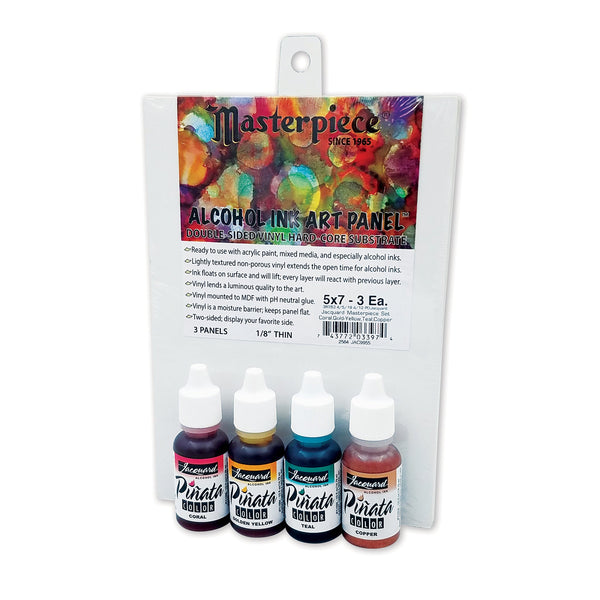 Jaquard Pinata Inks Masterpiece Alcohol Ink Panel Set