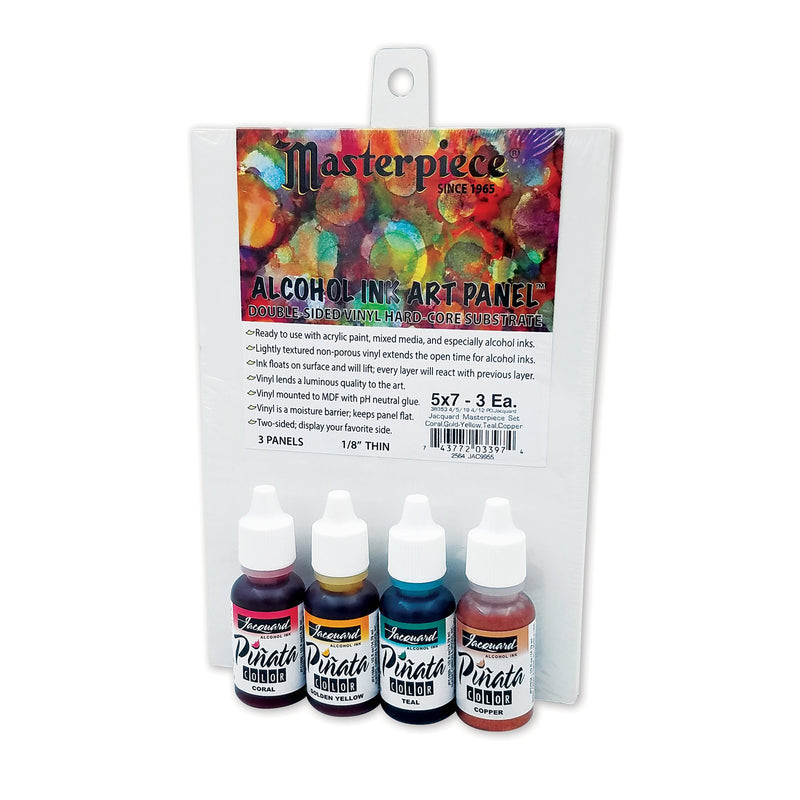 Jaquard Pinata Inks Masterpiece Alcohol Ink Panel Set