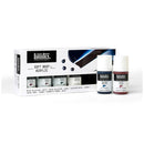 Liquitex Soft Body Acrylic - 6x59ml Muted + White Set