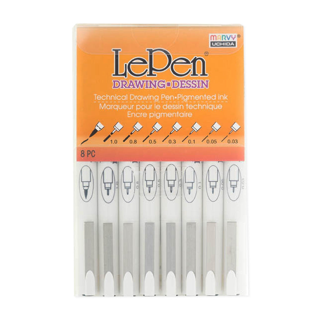 Marvy Uchida Le Pen Drawing Technical Pens - 20445497