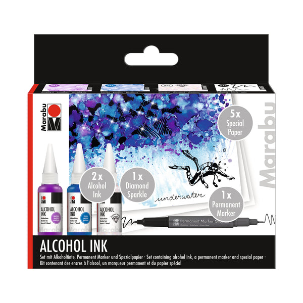 Marabu Alcohol Ink Underwater Set