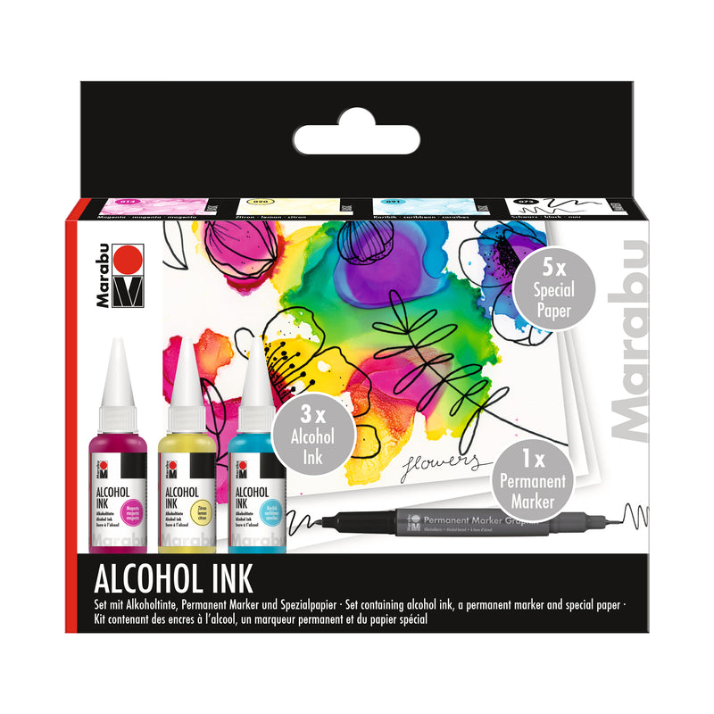 Marabu Alcohol Ink Flower Set