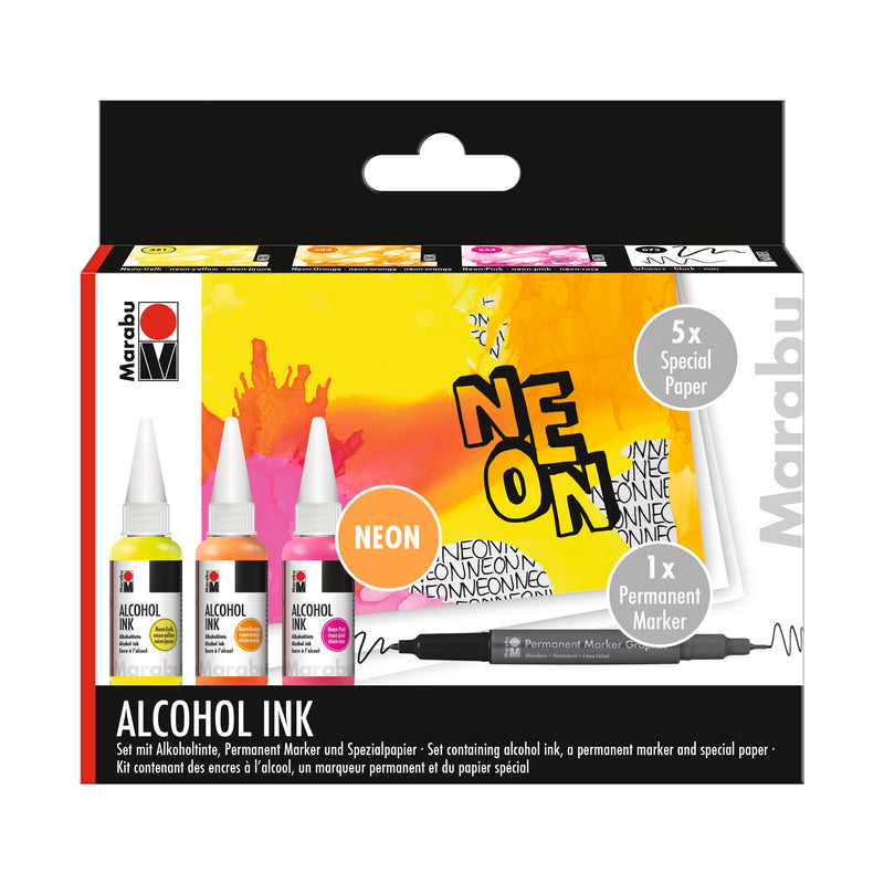 Marabu Alcohol Ink Neon Set