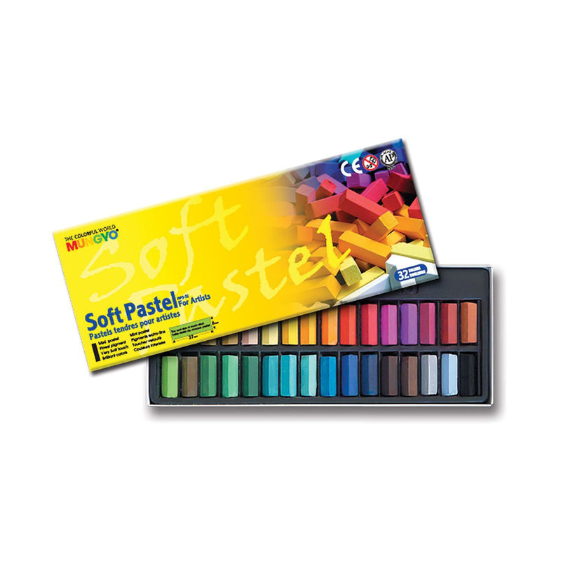 Mungyo Half-Stick Square Chalk Pastels