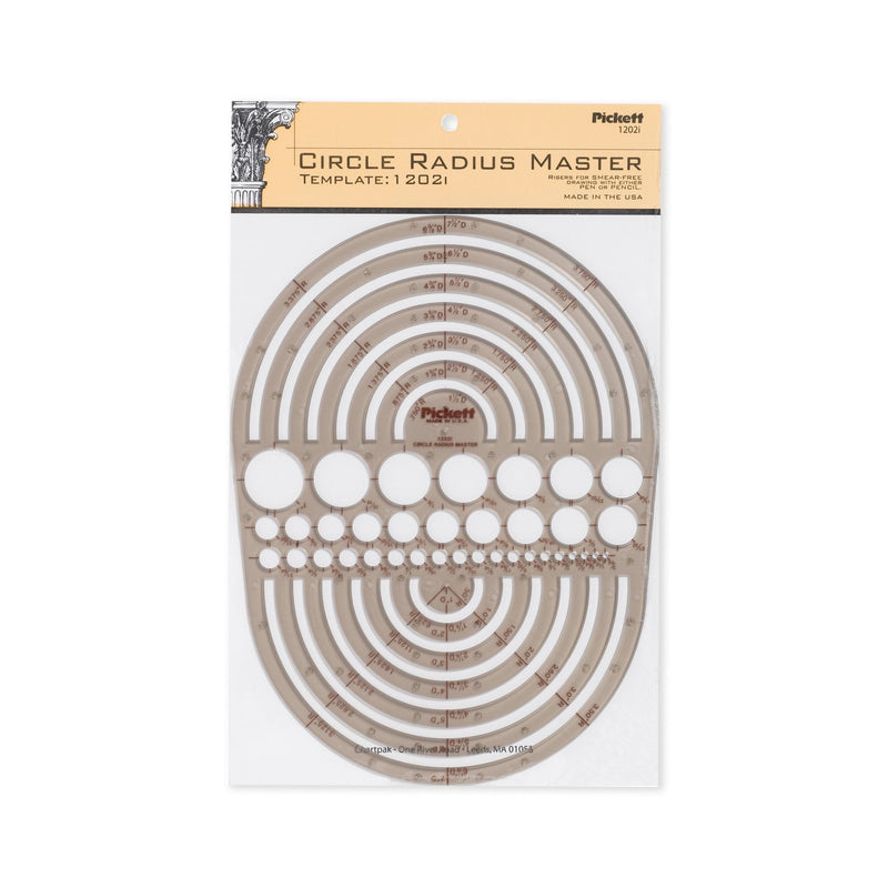 Chartpak-Pickett 1202I Radius Master Template