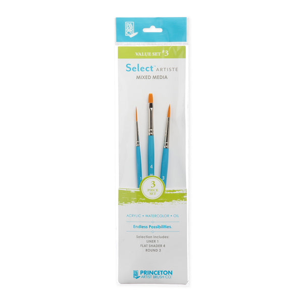 Princeton 3750 Select Value Brush Set #3