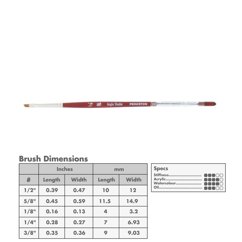 Princeton 3950 Velvetouch Mix Media Brushes