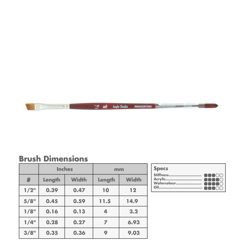 Princeton 3950 Velvetouch Mix Media Brushes