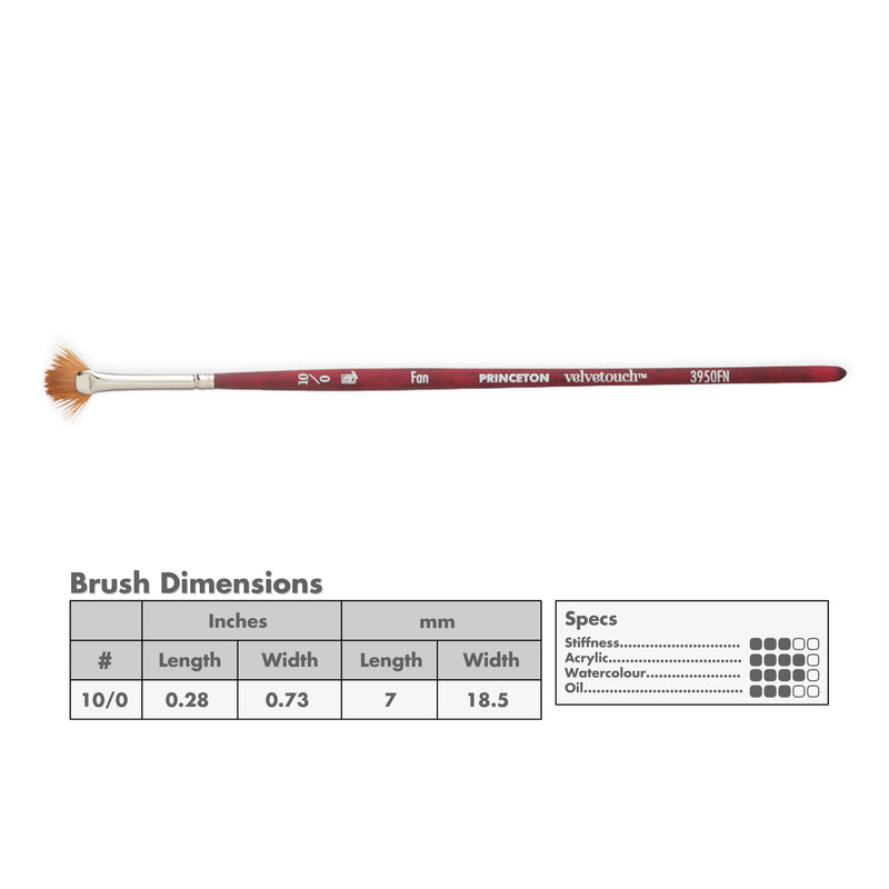 Princeton 3950 Velvetouch Mix Media Brushes