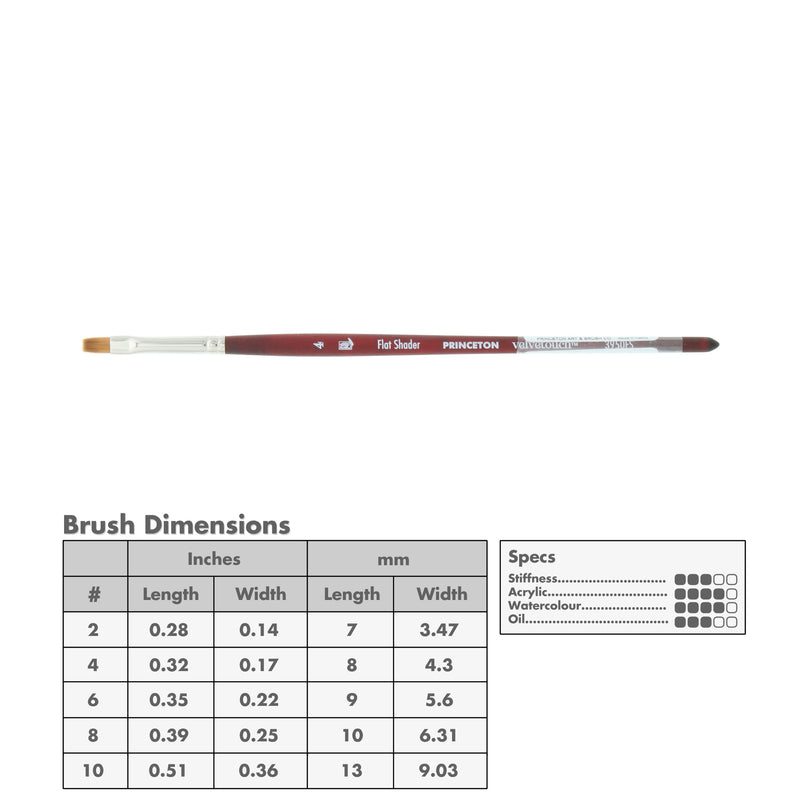 Princeton 3950 Velvetouch Mix Media Brushes