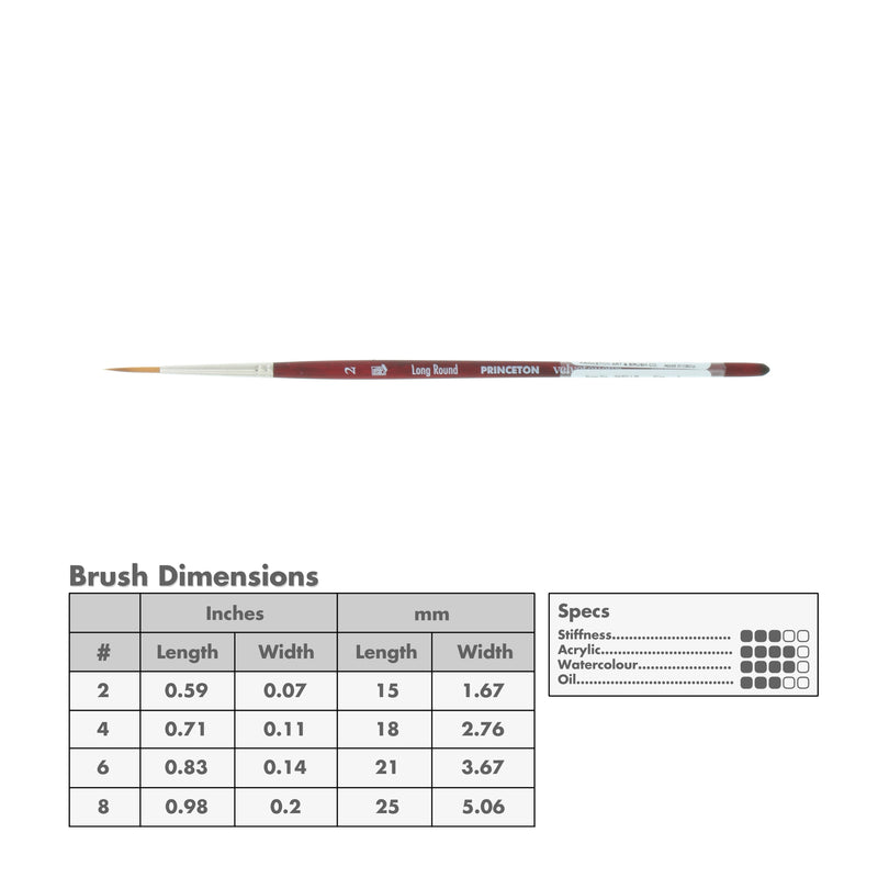 Princeton 3950 Velvetouch Mix Media Brushes