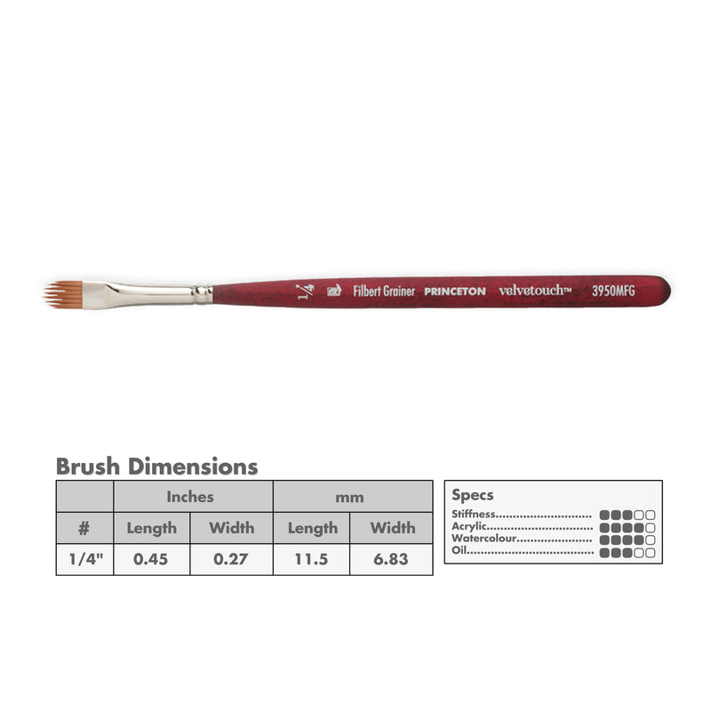 Princeton 3950 Velvetouch Mix Media Brushes