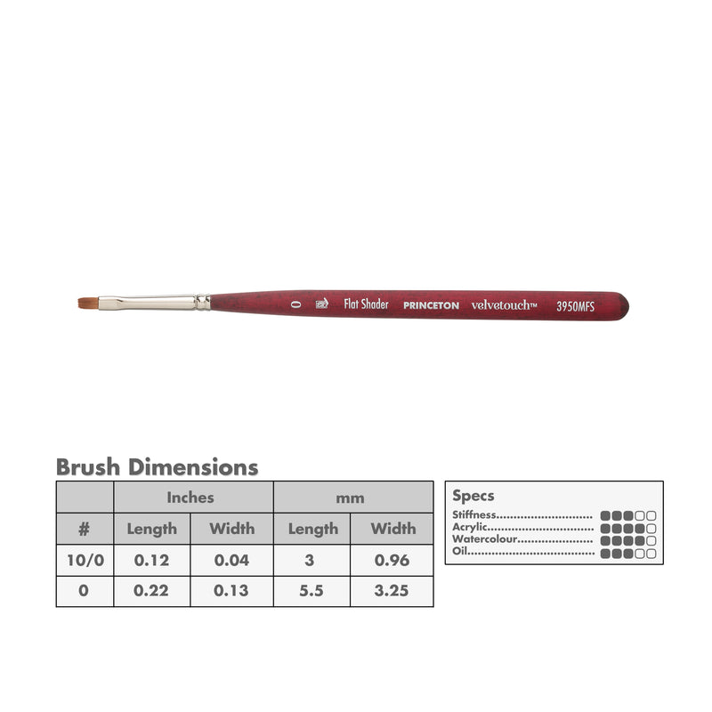 Princeton 3950 Velvetouch Mix Media Brushes