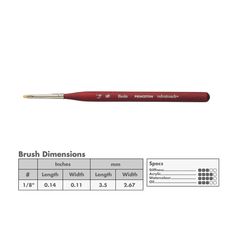 Princeton 3950 Velvetouch Mix Media Brushes