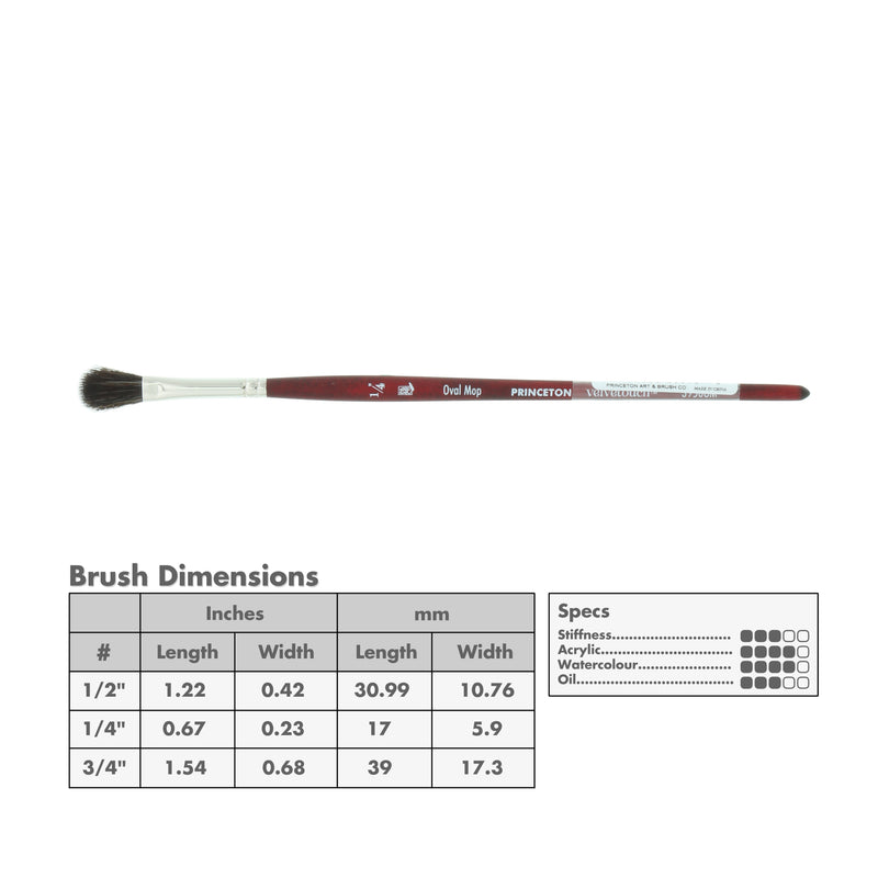 Princeton 3950 Velvetouch Mix Media Brushes