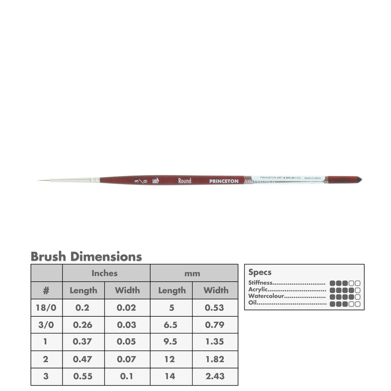 Princeton 3950 Velvetouch Mix Media Brushes