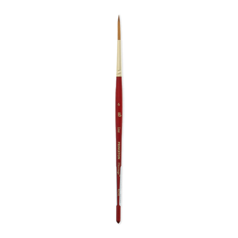 Princeton Heritage Watercolor Brushes Review Princeton Heritage 4050  Series Round 6 & 16 #princeton 