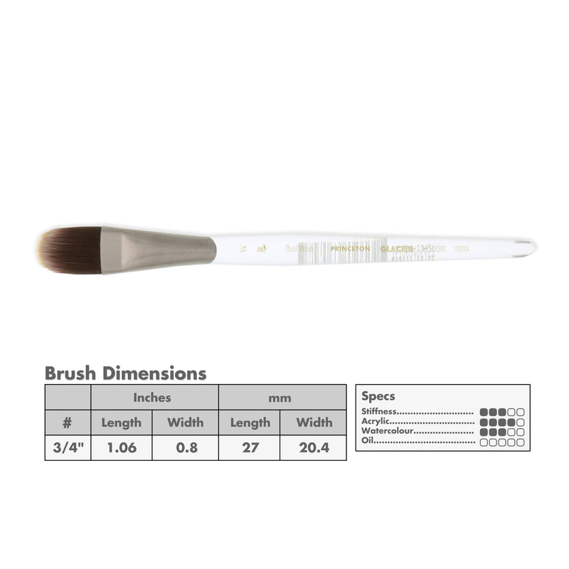 Princeton Glacier 4950 Series Synthetic Brushes