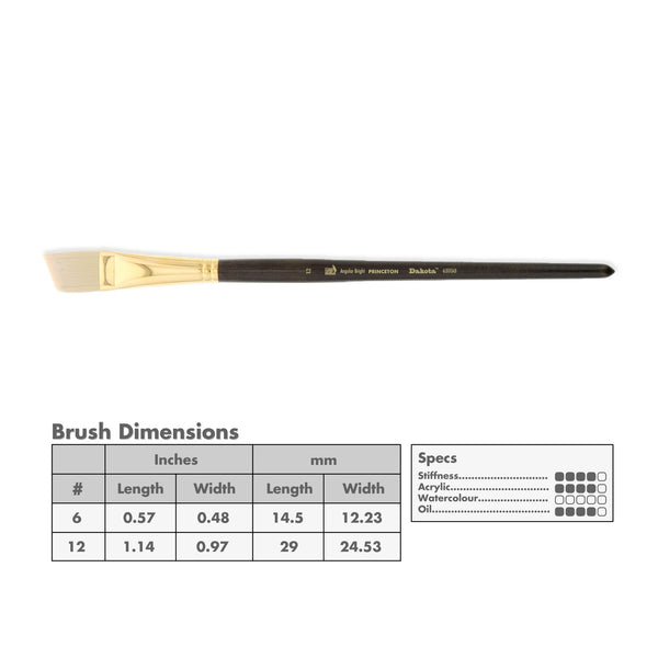Princeton 6300 Dakota Synthetic Brushes