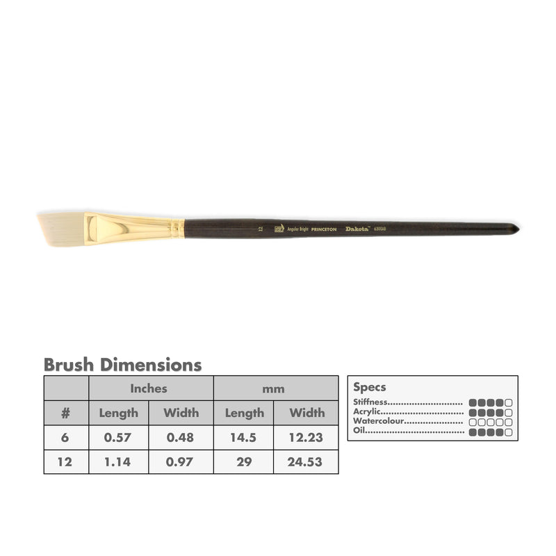 Princeton 6300 Dakota Synthetic Brushes