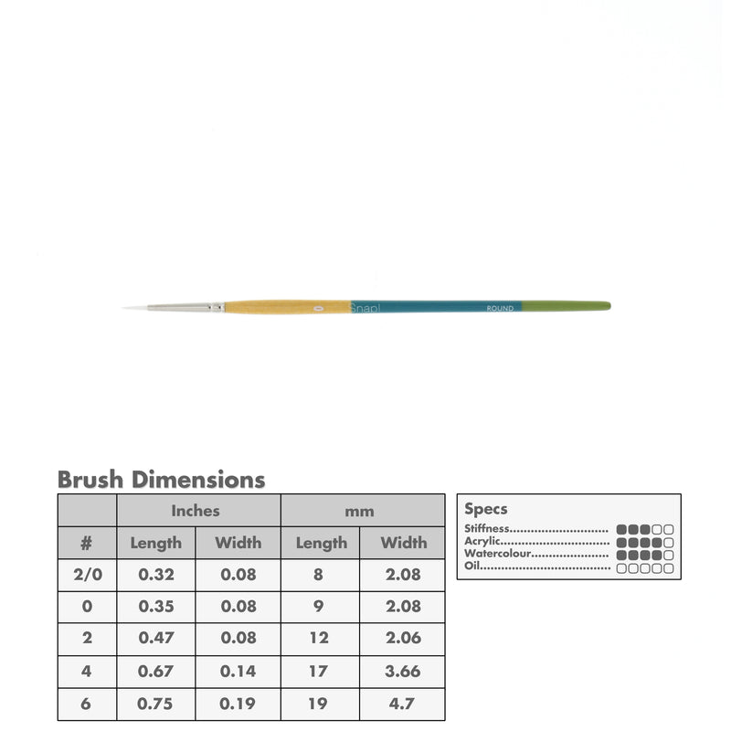 Snap! Paintbrush – Stroke 1 in., Synthetic