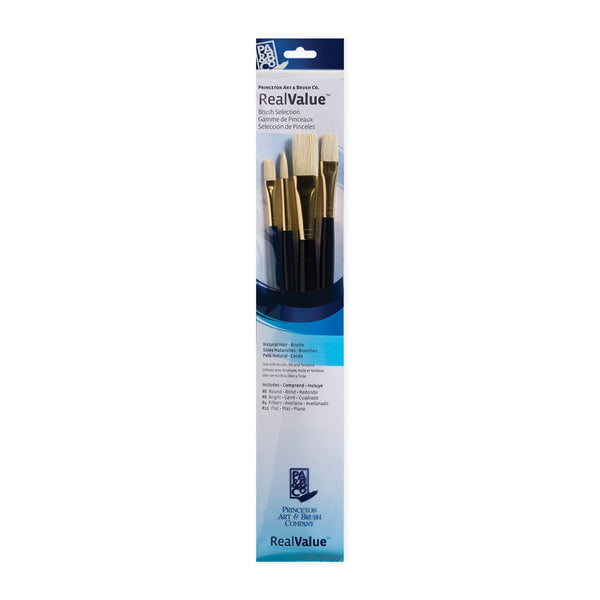 Princeton RealValue 4 Piece Brush Set - Dark Blue #9131