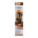 Princeton RealValue 4 Piece Brush Set - Brown