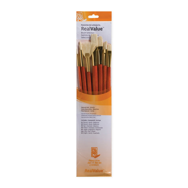 Princeton RealValue 7 Piece Brush Set - Orange #9154