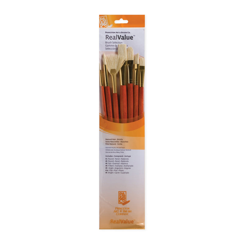 Princeton RealValue 7 Piece Brush Set - Orange