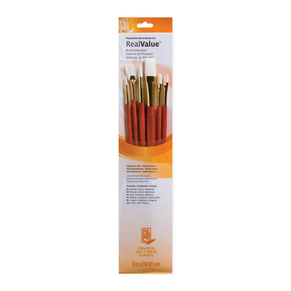 Princeton RealValue 6 Piece Brush Set - Orange #9156