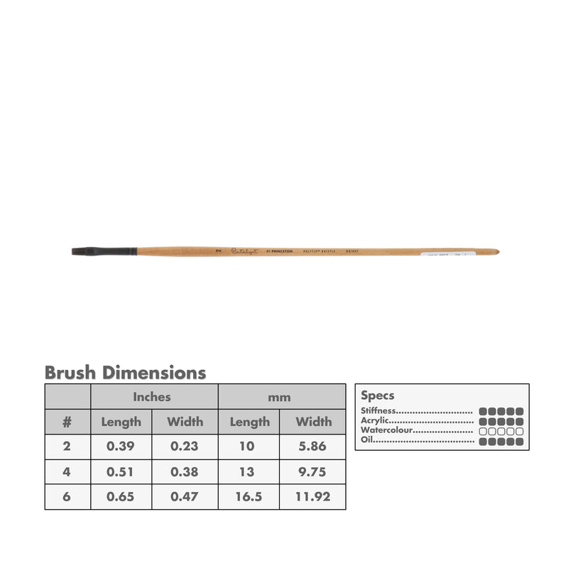 Princeton 6400 Catalyst Polytip Brushes