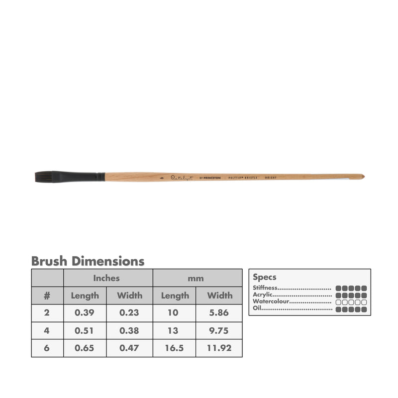 Princeton 6400 Catalyst Polytip Brushes