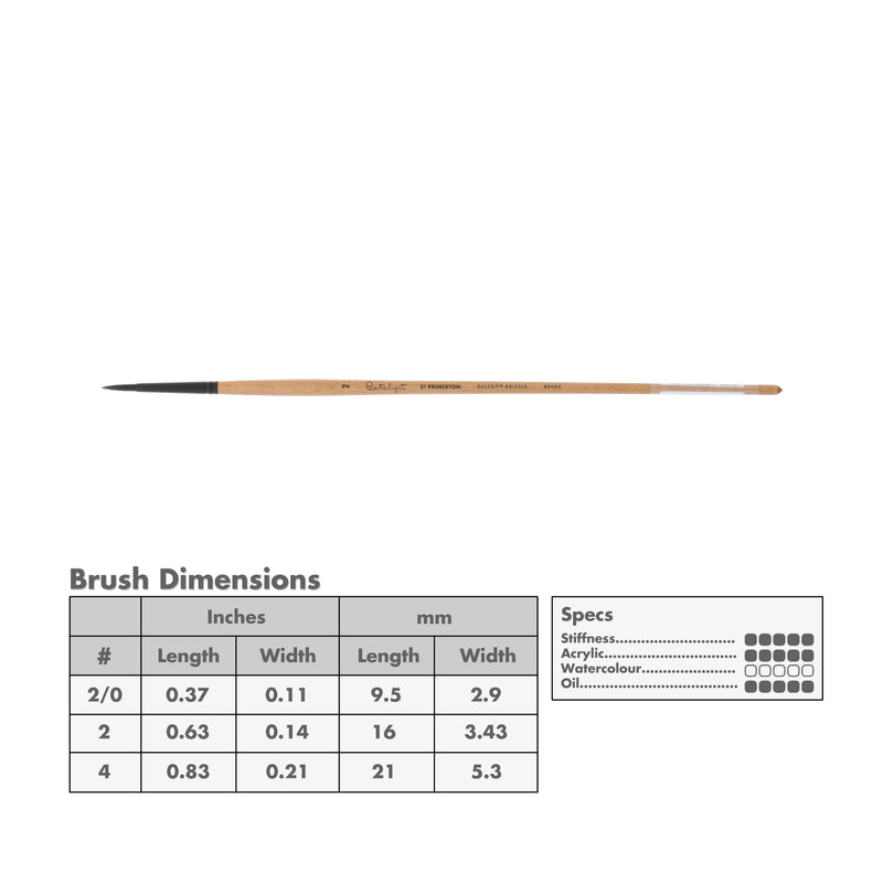 Princeton 6400 Catalyst Polytip Brushes