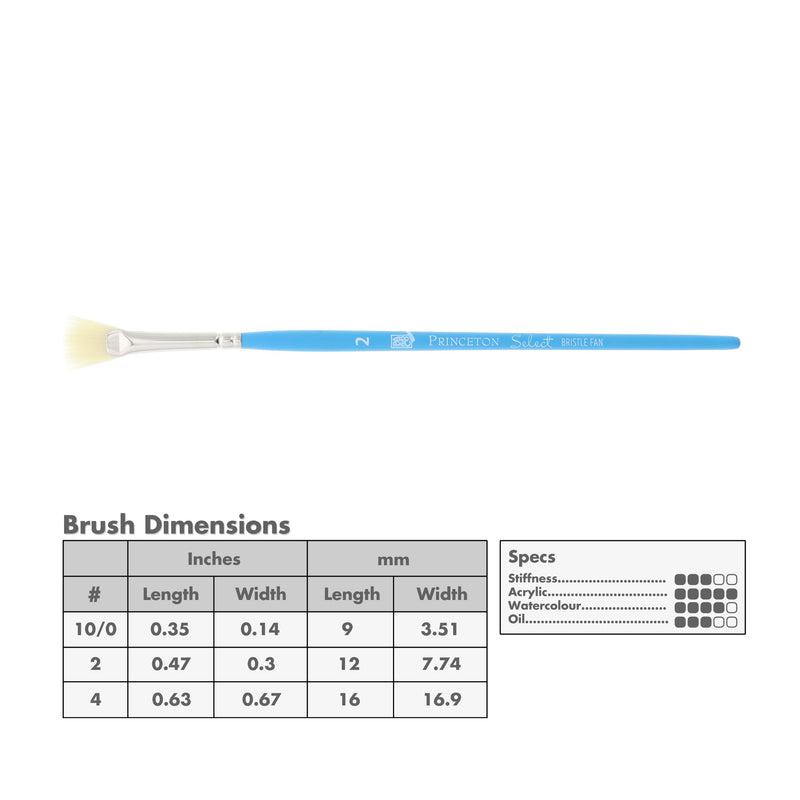 Princeton 3750 Select Artiste Bristle Brushes