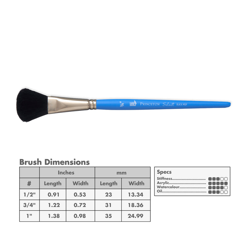 Princeton 3750 Select Artiste Bristle Brushes