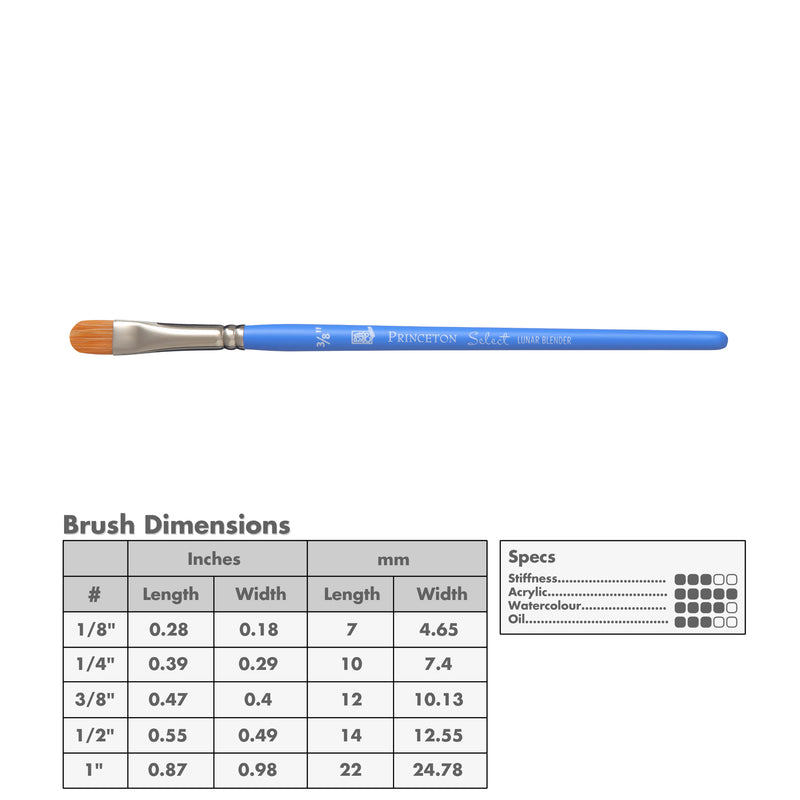 Princeton 3750 Select Artiste Bristle Brushes