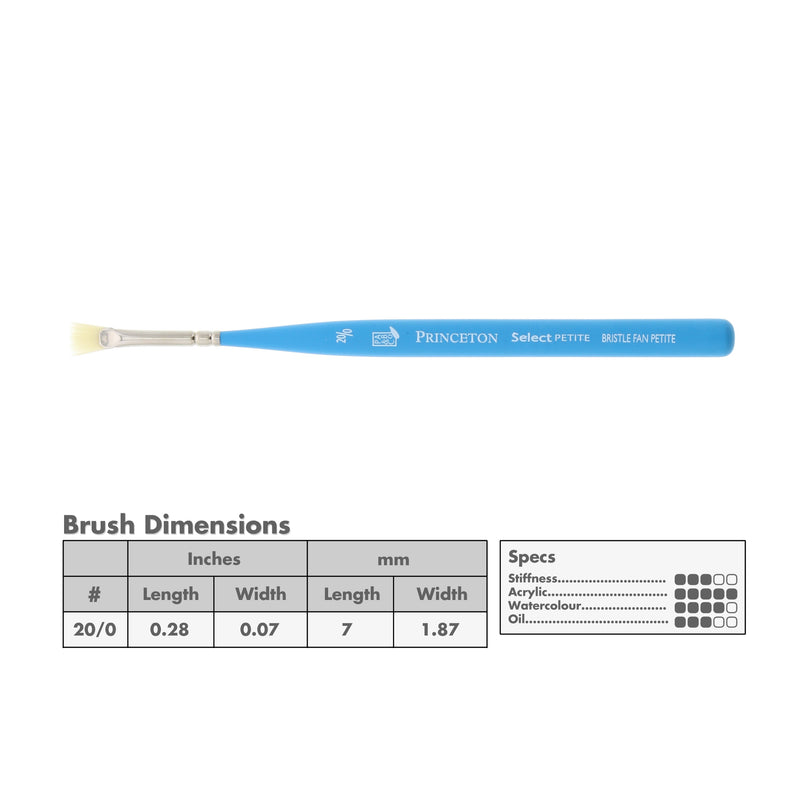 Princeton 3750 Select Artiste Bristle Brushes