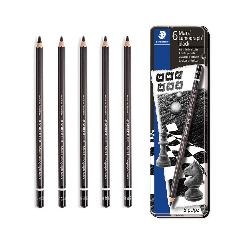 Staedtler® Mars® Lumograph® Black Pencil Set