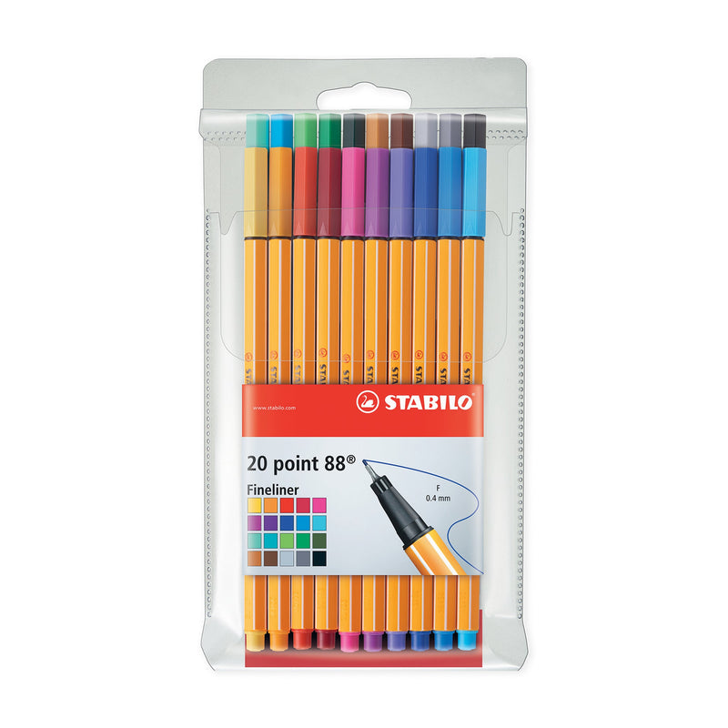 Stabilo Point 88 Fineliners Set of 20