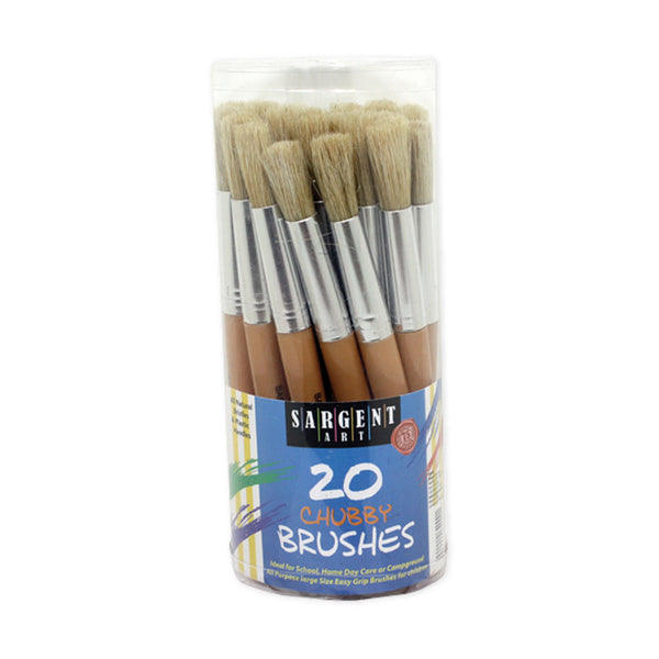 Sargent Art Chubby Brush - 20-Pack