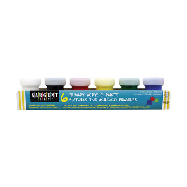 Sargent Art Kids' Acrylic Paint Set - 6 x 0.75oz