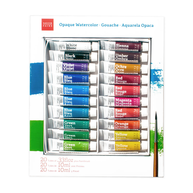 Savoir-Faire Opaque Watercolour Gouache Sets