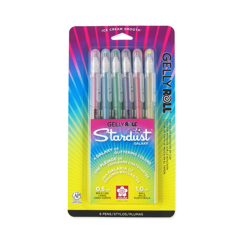 Sakura Gelly Roll Stardust Galaxy Set of 6